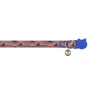 Whisker City Easy-Release Cat Kitten Collar Surfs Up Rainbow Adjustable 6-9 Bell